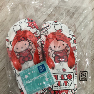 〈新品未使用〉ハローキティビーチサンダル16センチ