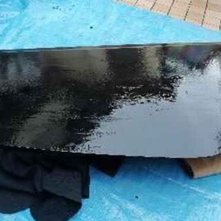 50系 エスティマ ボンネット 黒色 (自家塗装)の画像