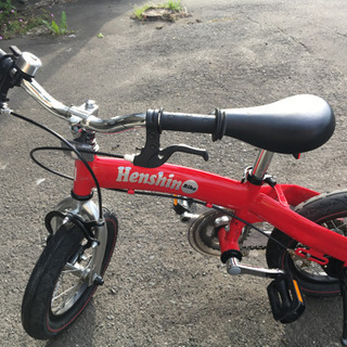 美品！☆ へんしんバイク ☆ 12インチ ☆赤☆ スタンド付 取引完了