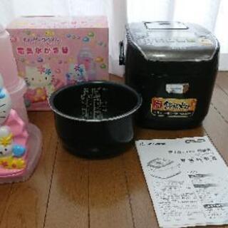 ⚫圧力IHジャー炊飯器 ＆ 電気氷かき器 のセット⚫