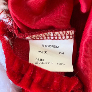 ⑥犬用のお洋服 クリスマス サンタ風 サイズDMの画像