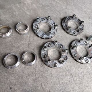 　ワイドトレッドスペーサー　GSR200 クラウンから外した20mm 15mm　ハブリングセット