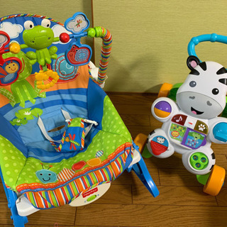 フィッシャープライス 歩行器＆バウンサー セット