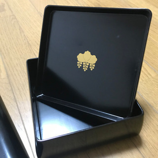 昭和初期　トレー、小物入れ、小皿のセット　「内閣 昭和8.9年 家計調査記念品」レトロ  アンティークの画像