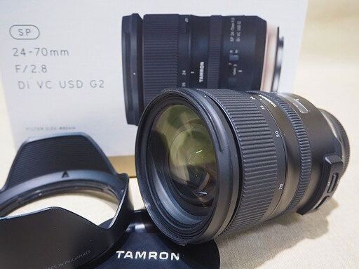 【苫小牧バナナ】TAMRON/タムロン 大口径標準ズームレンズ SP24-70mm F2.8 Di VC USD G2 キャノン用マウント A032E♪