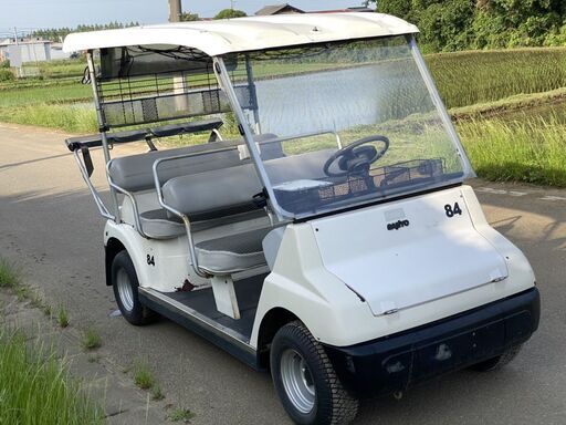 SANYO　サンヨー　CR5ATS　ゴルフカート　5人乗り　ガソリン式電磁誘導　実動　茨城県