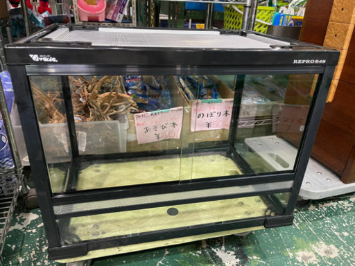 ビバリア　飼育ゲージ　爬虫類　REPRO645 鍵なし　ガラスゲージ　中古