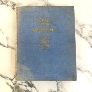 アンティーク洋書風アルバム　ライトブルーの画像