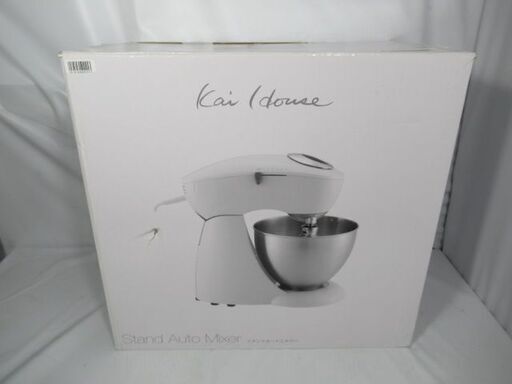 JKN2487/スタンドオートミキサー/卓上型/スピード調整機能/製菓/ホワイト/良品/美品/未使用品/