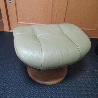 カリモク 本革ソファー(オットマン付き)の画像