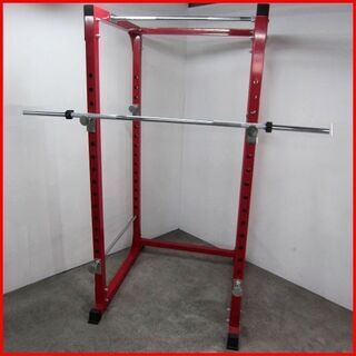 状態良好 FIGHTING ROAD/ファイティングロード パワーラック TRUST＋＋プレート115Kg+バーベルシャフト 1本+ダンベルシャフト 2本 手渡し希望/自社配送可能（配送エリアについてお問い合わせくださいの画像