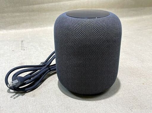【苫小牧バナナ】Apple/アップル スマートスピーカー HomePod A1639 スペースグレイ Siri対応 動作品♪