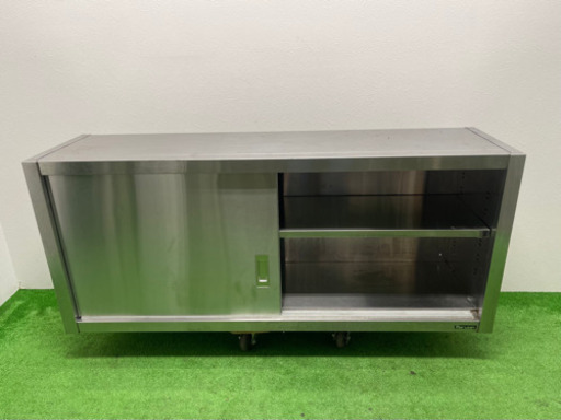 業務用　ステンレス　吊戸棚　食器棚　店舗　飲食店　Ｗ１３００ｘＤ３５０ｘＨ５５０ｍｍ