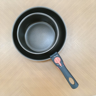 T-FAL　鍋セット✨大・小鍋、取り外し可能取手の3点セット✨使...