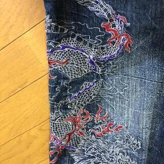 豊天商店デニムハーフパンツ 泉佐野方面相談可の画像