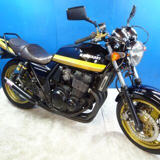 KAWASAKI ZRX400 黒/黄 車検残R4/8月 名変で...
