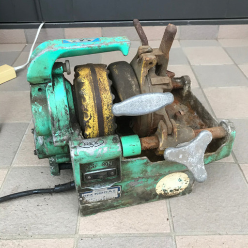 通電確認済 REX ねじ切り機 パイプマシン N20AⅢ ねじ切機 ジャンク扱