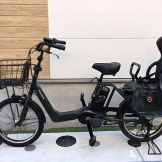 売約済み?超容量13.2Ah?パナソニック　Panasonic　ギュットアニーズ 20インチ　電動自転車　子供乗せ　3人乗り 64④