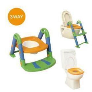 日本育児　3wayトイレトレーナー　補助便座【未使用品】の画像