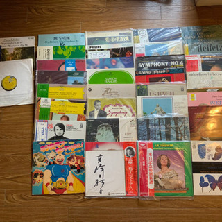 昔のレコード　歌謡曲　クラシック　童謡　昭和