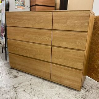 【愛品館 江戸川店】ニトリ 4段ローチェスト ID:155-017789-007の画像
