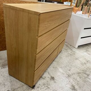【愛品館 江戸川店】ニトリ 4段ローチェスト ID:155-017789-007の画像