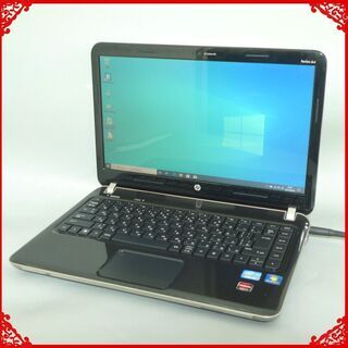 在庫処分 送料無料 1台限定 ノートパソコン 中古動作良品 14型 HP dv4 Core i3 4GB 500G DVDマルチ 無線LAN Bluetooth webカメラ Windows10 LibreOffice