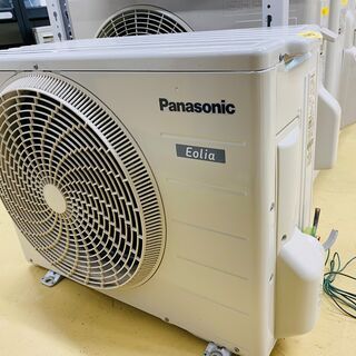 Panasonic　エオリア　ルームエアコン　2.8kW　2017年製❕　ゲート付き軽トラ”無料貸出❕購入後取り置きにも対応 ❕
