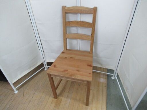 J2495/ダイニングチェア/木製/ナチュラル/イケア/IKEA/ヨックモック/JOKKMOKK/中古品/