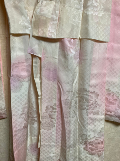 6MKO427  振袖 子供用 肌襦袢 白 ピンク 肌着