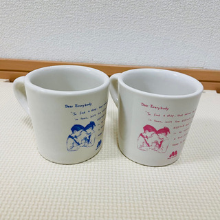 ビンテージ　モスバーガーのマグカップ2個セットの画像