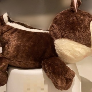 【取引中】チップ ディズニー ふわふわぬいぐるみ(洗濯済)の画像