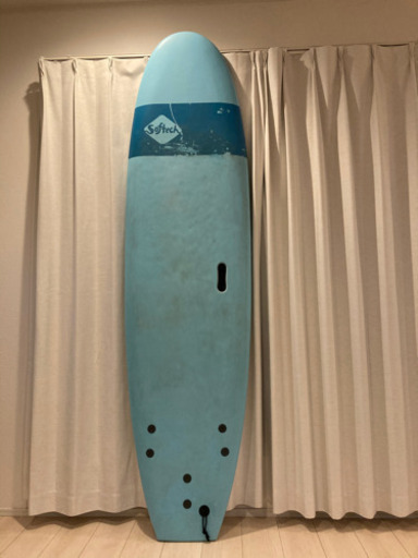 今人気のソフトボード【ソフテックサーフボード7.0】ビニールカバー&ソフト素材トライフィン付き！