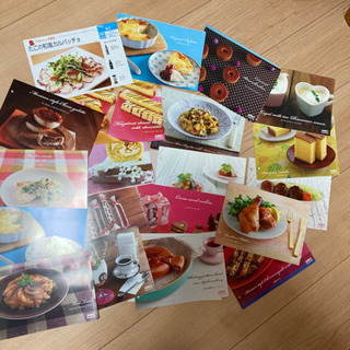 料理教室　レシピ