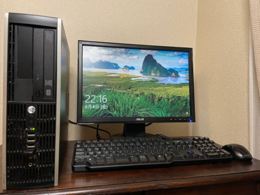 ディスプレイもキーボード、マウスもついたセット価格♪デスクトップパソコン一式