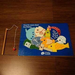 Elfa 木製お魚パズル&魚釣り