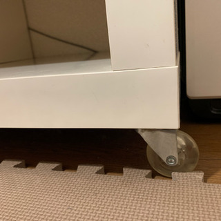 白い棚2台　テレビ台にも。の画像