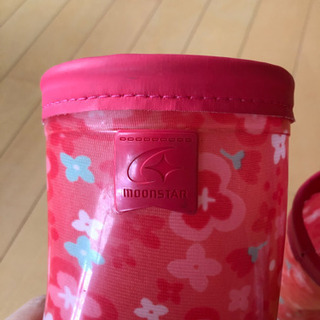 【値下げしました】ムーンスターのレインブーツ☆赤☆15センチの画像