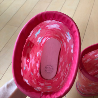 【値下げしました】ムーンスターのレインブーツ☆赤☆15センチの画像