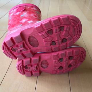 【値下げしました】ムーンスターのレインブーツ☆赤☆15センチの画像