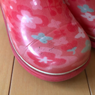 【値下げしました】ムーンスターのレインブーツ☆赤☆15センチの画像