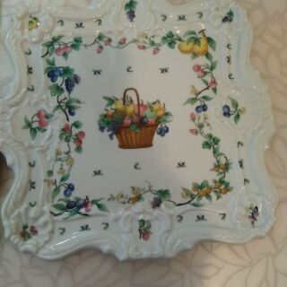 ★洋皿　大1枚21ｘ21ｃｍ　小6枚14ｘ14ｃｍ★の画像
