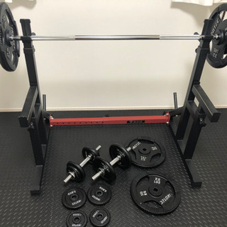 まこ アイロテック100kg バーベルセット + 調整可能ラック Amazon.co.jp: IROTEC(アイロテック)ストレングスセット100K / 筋トレ