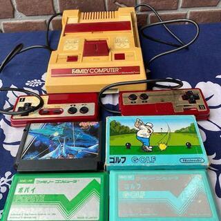 任天堂 ファミコンHVC-001＋スーパーファミコンSHVC-001＋カセット（マリオブラザーズ・ドンキーコング・グラディウス ・ポパイ・ゴルフ）付!!の画像