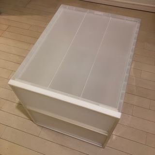 MUJIの衣装ケース×2個　※差し上げますの画像