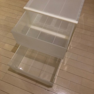 MUJIの衣装ケース×2個　※差し上げますの画像