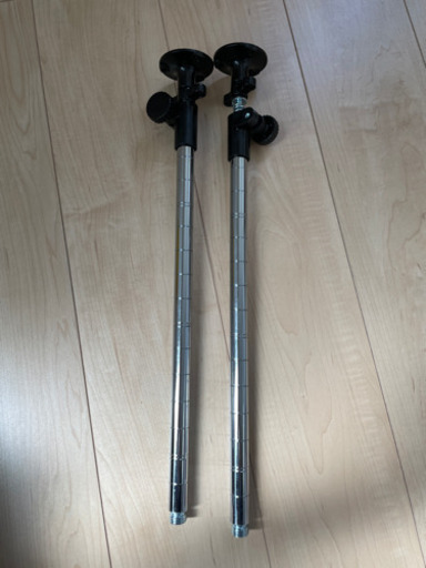 [19] ルミナス ライト ADDテンションポール 延長用つっぱりポール [2本セット] 高さ47〜74cm