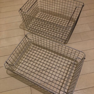 MUJIステンレスワイヤーバスケットの画像
