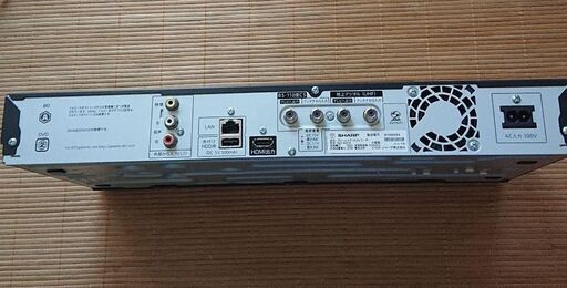 ♪♪　2015年製　AQUOS　ＢＤレコーダー　動作品