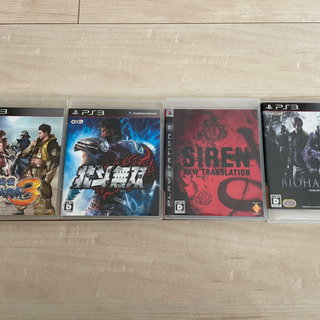 PS3のソフト　4本
